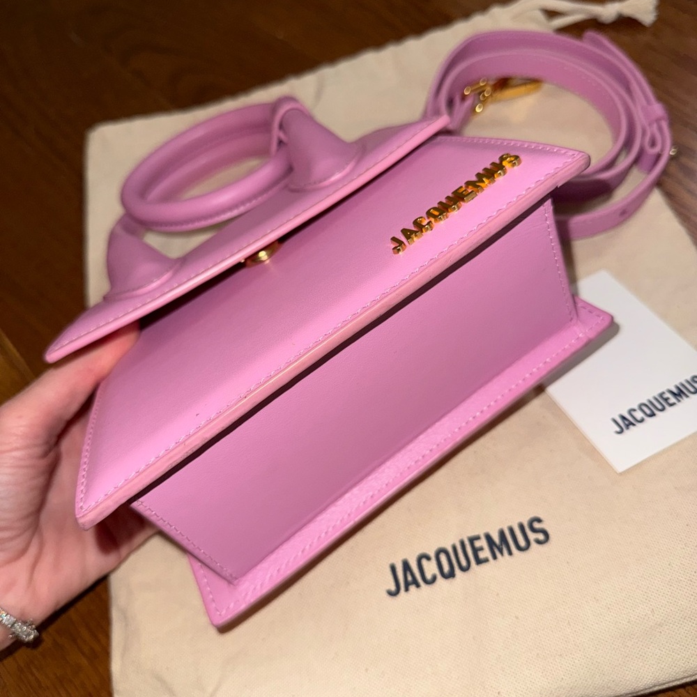 Jacquemus Le Chiquito Noeud Pink Bag - Picture 3 of 7